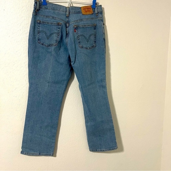 Vintage Levis 550 Relaxed Bootcut Jeans Size 12S Women’s Medium Wash Cotton EUC - Picture 4 of 8
